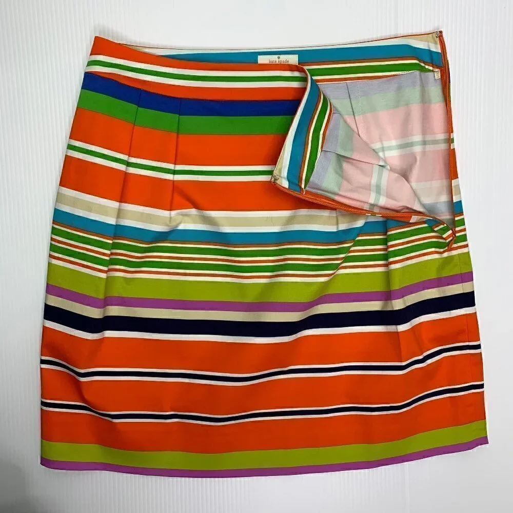 Kate Spade Barry Skirt Size 8 Plan A Picnic Stripe